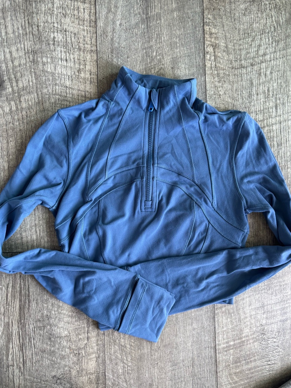lululemon athletica Slate Blue Half-Zip Training Top